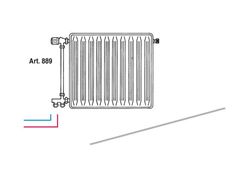 ΣΩΛΗΝΑ Φ15 1000mm ΧΡΩΜΕ